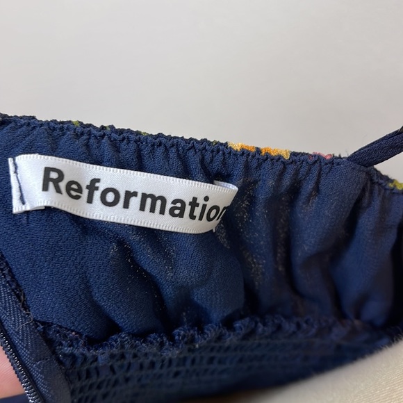 Reformation Genie Ruffle Smock Dress - Picture 11 of 12